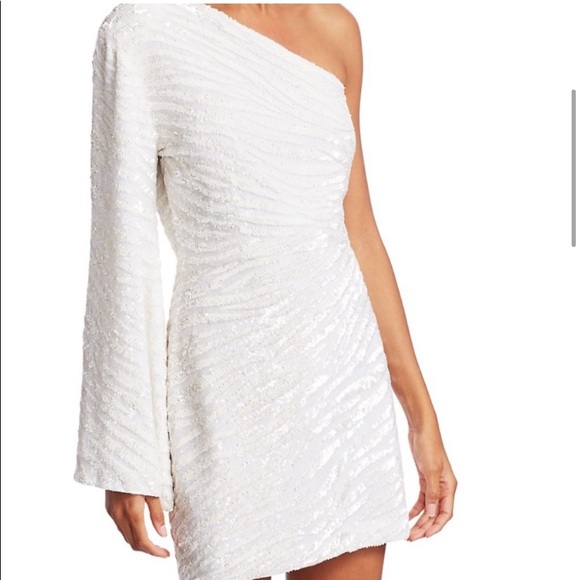 Retrofete White Sparkle Dress - Picture 3 of 9